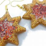 Imágenes de pendientes con resina epoxi uv transparente como aplicar resina uv transparente epoxi epóxica epoxy epox cristal líquido gemelos