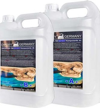 Resina epoxi para madera capas gruesas 15 cm Dipoxy epóxica cristal líquido transparente porcelanato