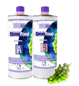 Resina epoxi alimentaria para contacto con alimentos Resin Pro cristal líquido porcelanato revestimiento pintura gemelos barata baratas precio precios barato baratos rebaja rebajas oferta ofertas