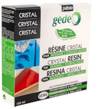 Resina epoxi ecológica bio cristal transparente Gédéo Pébéo